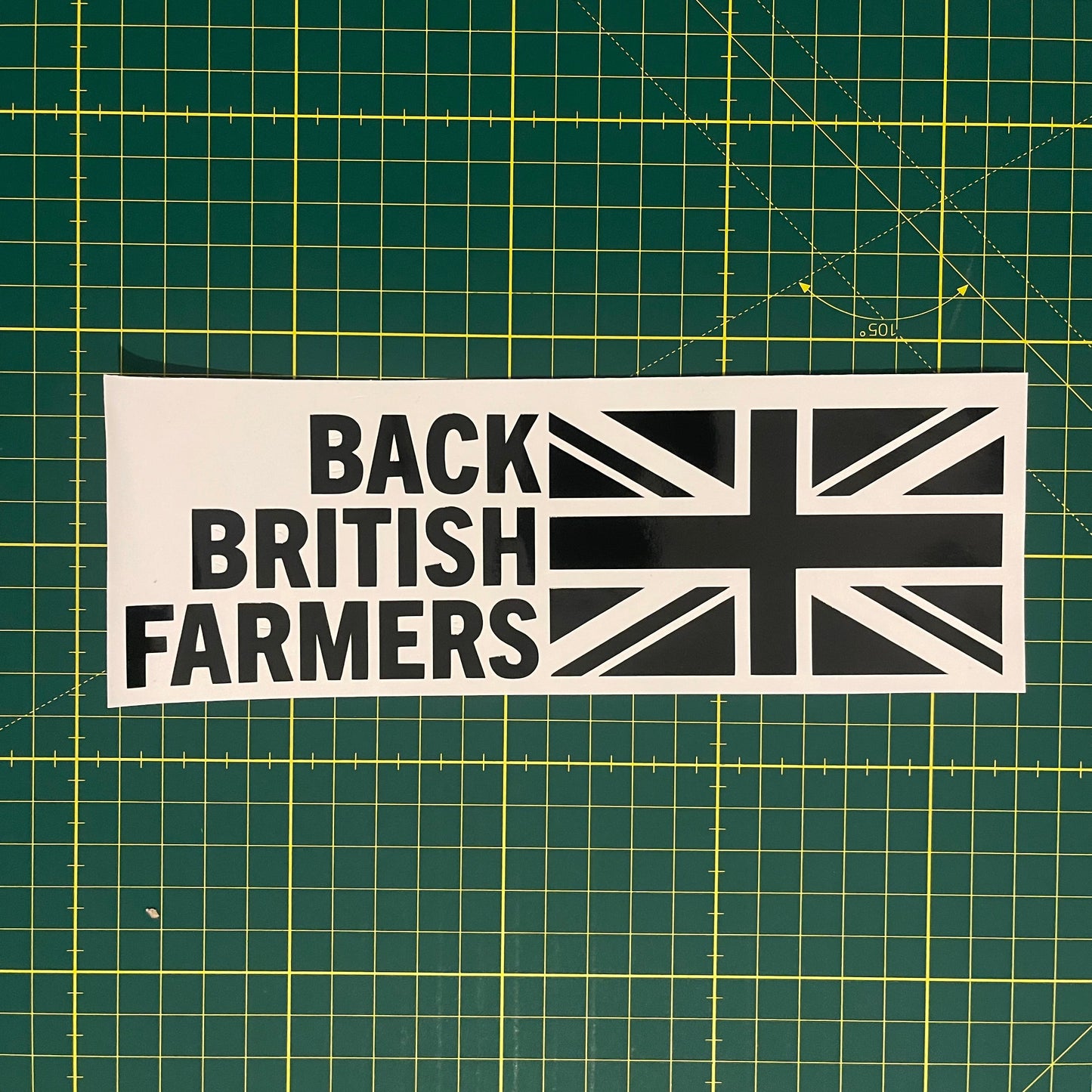 “Back British Farmers” Vinyl Decal