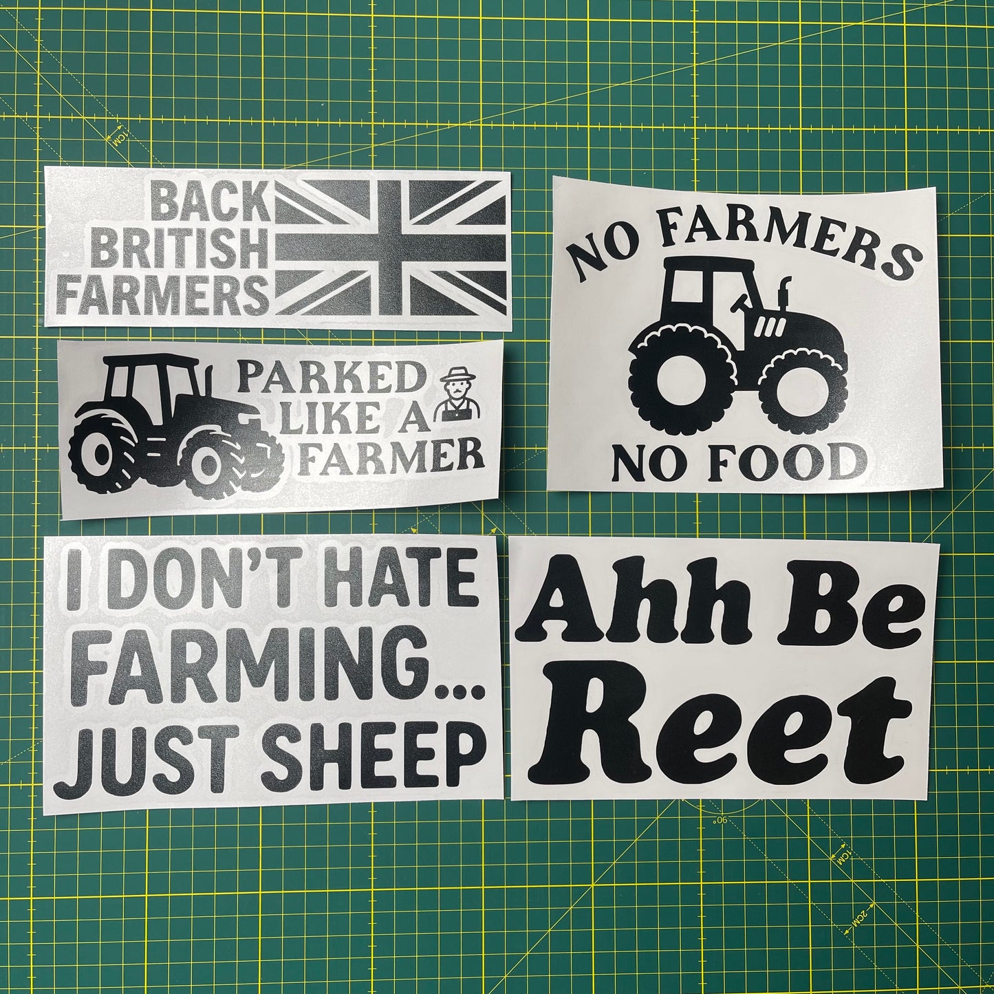 British Farming Decal Bundle - 5 Pack