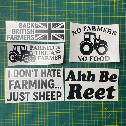 British Farming Decal Bundle - 5 Pack