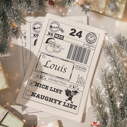 Customisable North Pole Delivery Labels (10pcs)