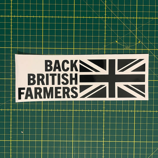 “Back British Farmers” Vinyl Decal