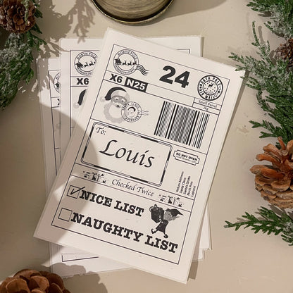 Customisable North Pole Delivery Labels (10pcs)